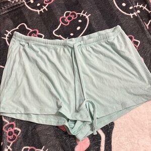 Mint Green Women's Sleep Shorts